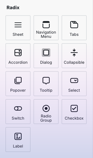 All Radix components